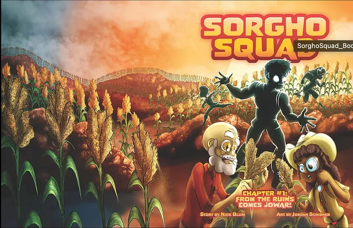 Sorgho Squad Book Series Spins Sustainability Superheroes from Cereal Grains